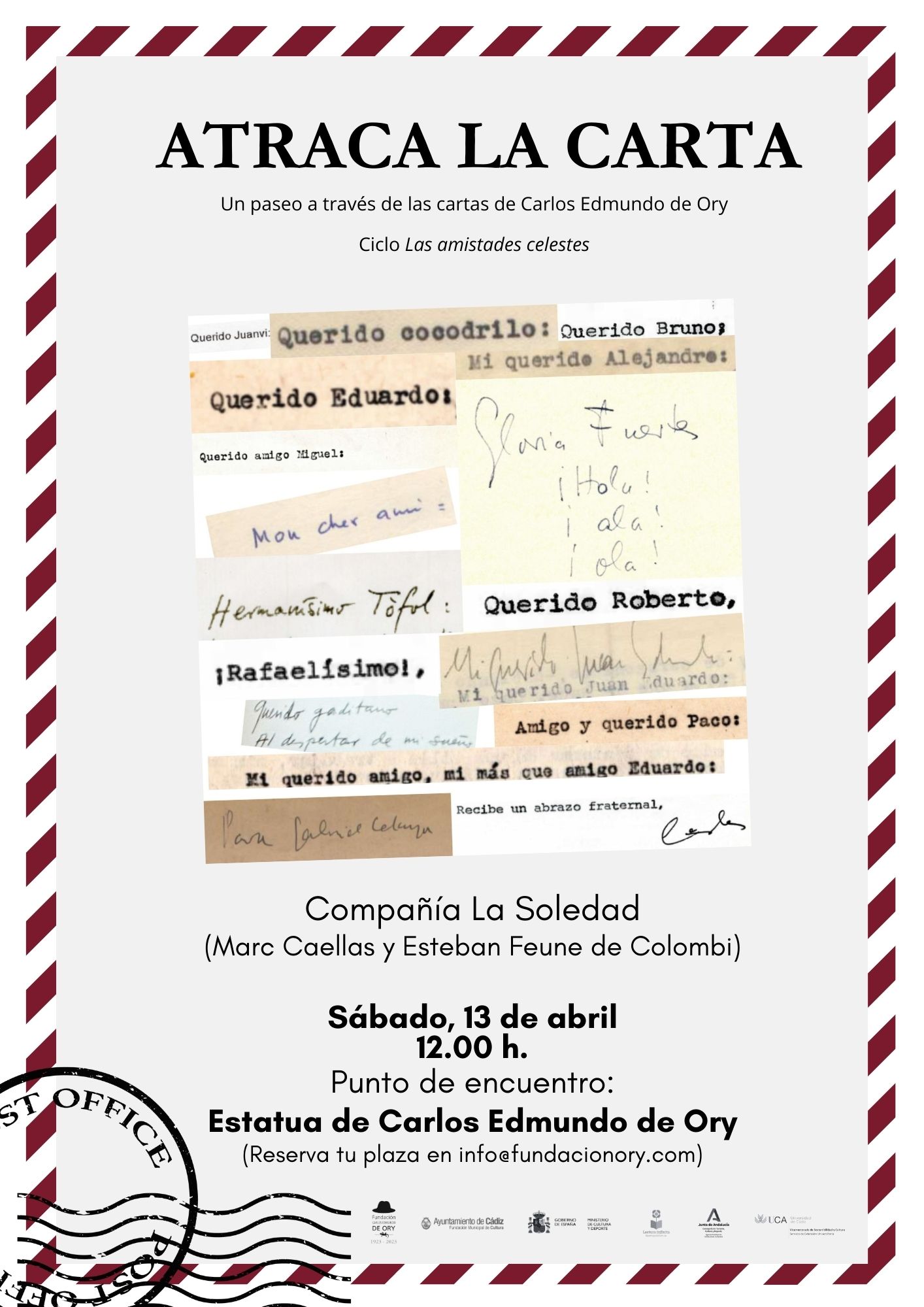 Flyer de la obra