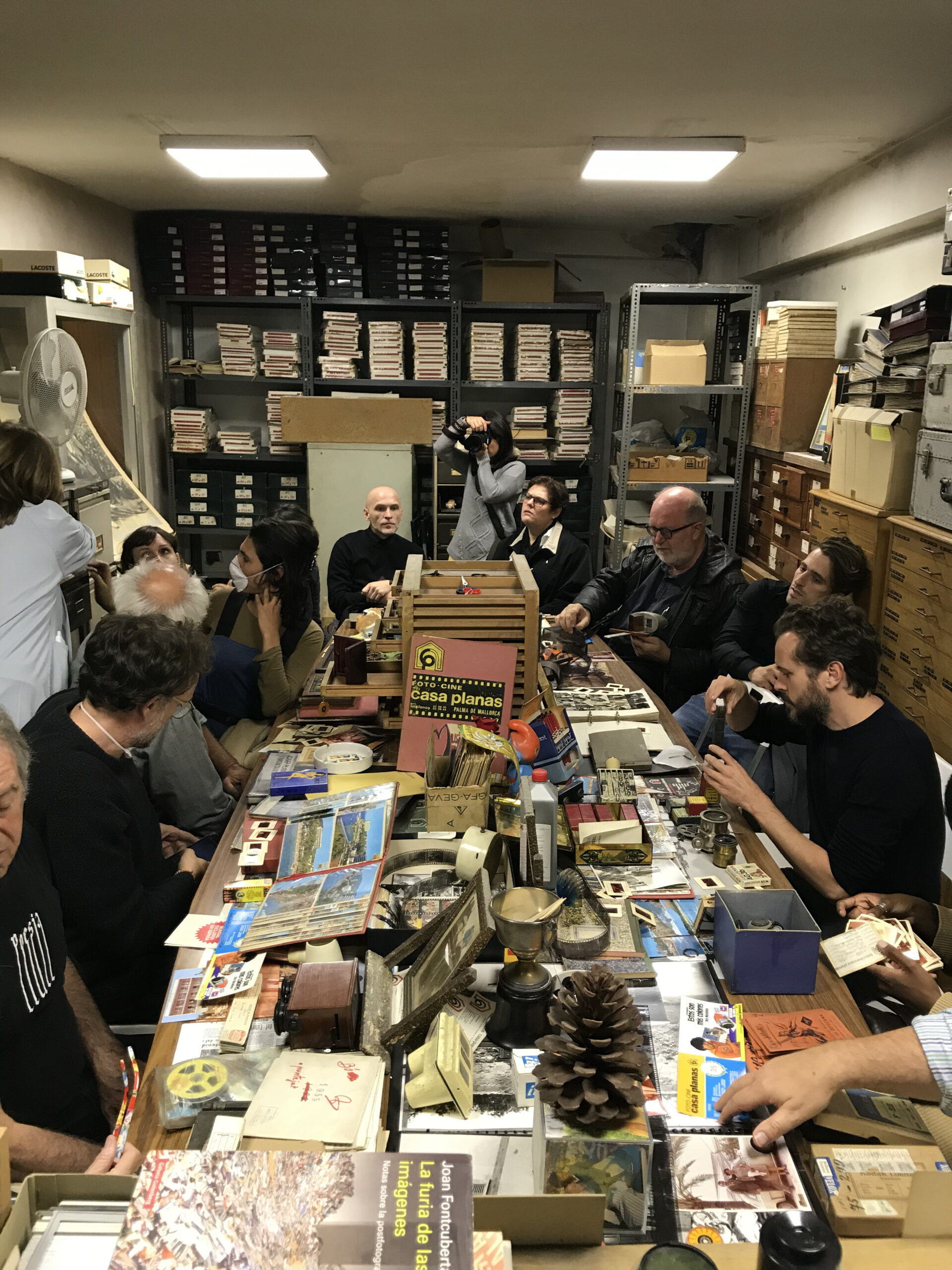 The group of spectators during one of the scenes