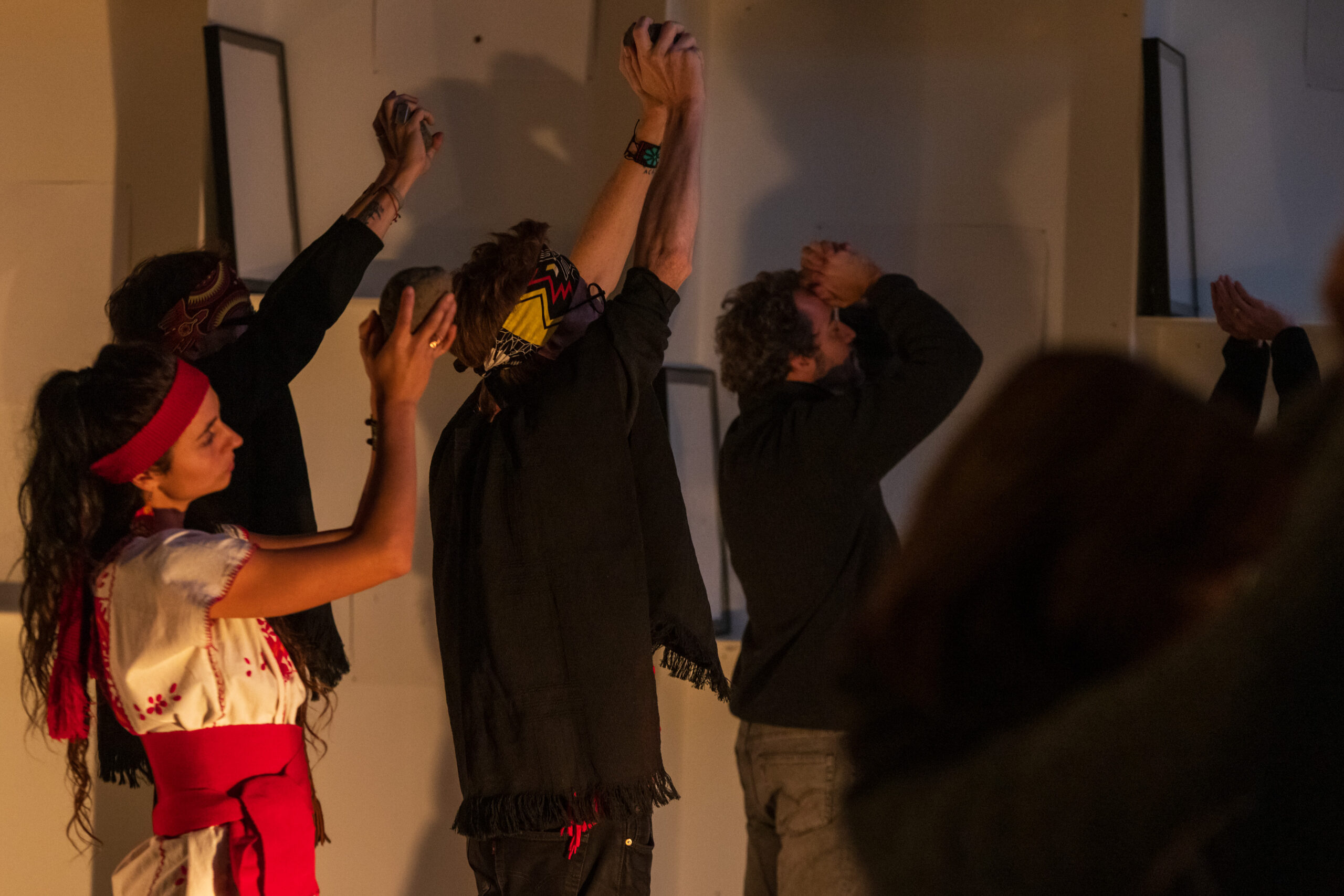 Presentación de las abuelas a los cuatro rumbos