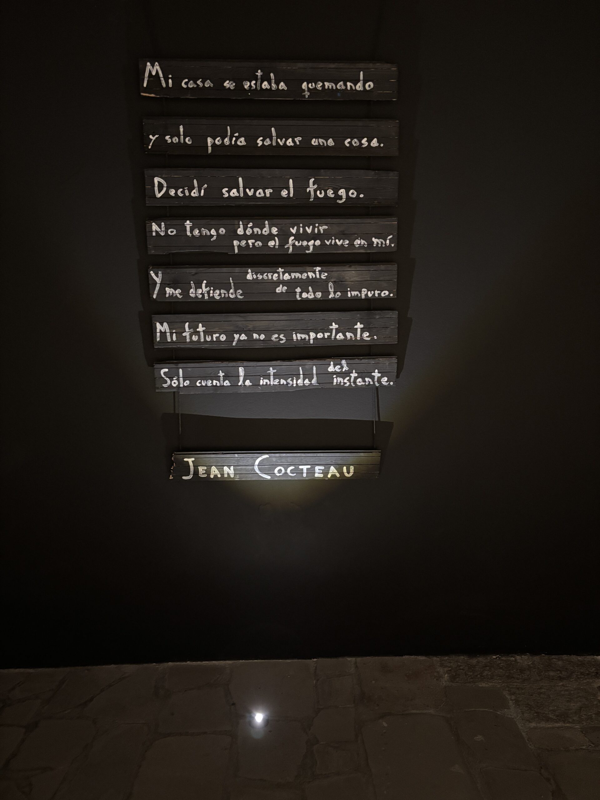 Salvar el fuego – Cocteau